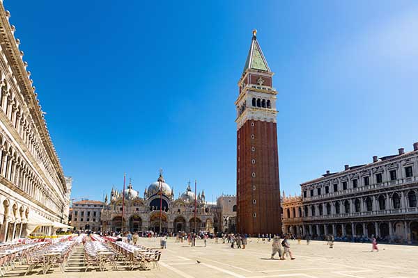Visitar la plaza de San Marcos en Venecia
